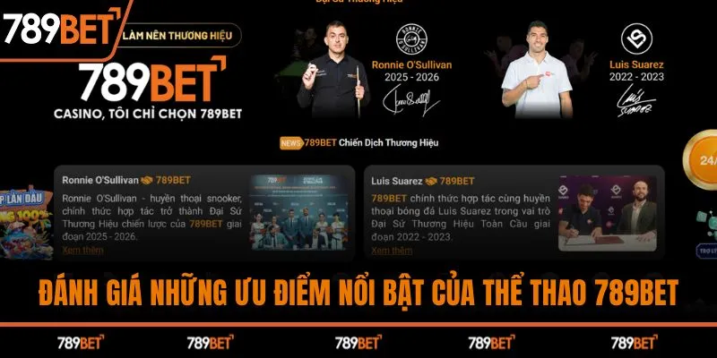 Thể thao 789BET cập nhật kèo cược đa dạng