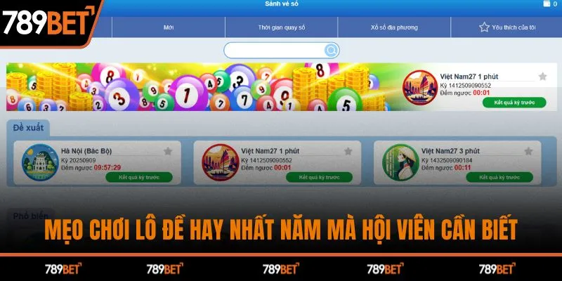 Mẹo chơi lô đề hay nhất năm mà hội viên cần biết