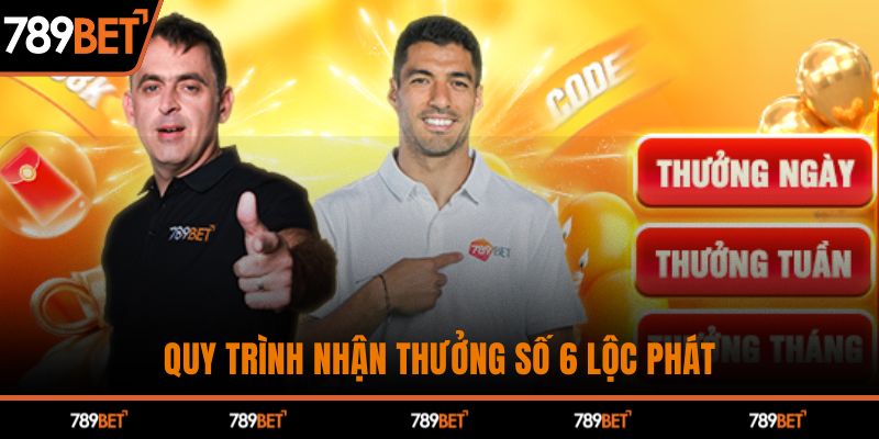 Quy trình nhận thưởng số 6 lộc phát