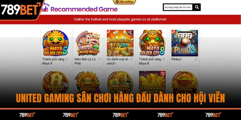United gaming sân chơi hàng đầu dành cho hội viên
